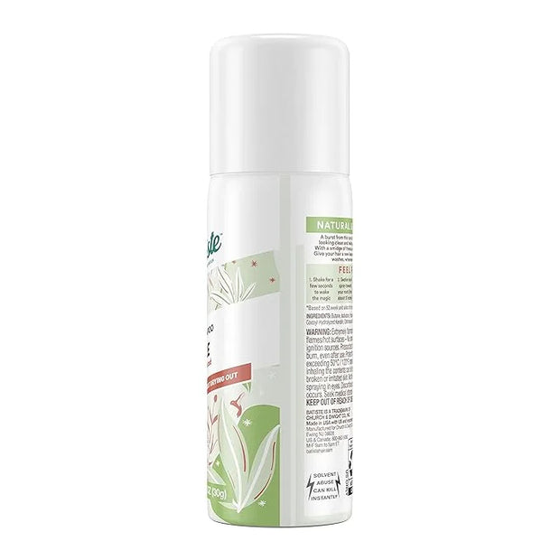 Batiste Dry Shampoo, Bare, Mini Travel Size 1.6 oz (Pack of 2) - Product Image