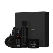 Golden Grooming Co. Ultimate Beard Care Kit for Men | Includes Beard & Hair Shampoo, Beard Balm, Beard Oil, Comb & Brush |...