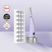 Michael Todd Beauty Sonicsmooth Dermaplane Razor for Women Face + Eyebrow trimmer Dermaplaning System - Peach Fuzz Remover...
