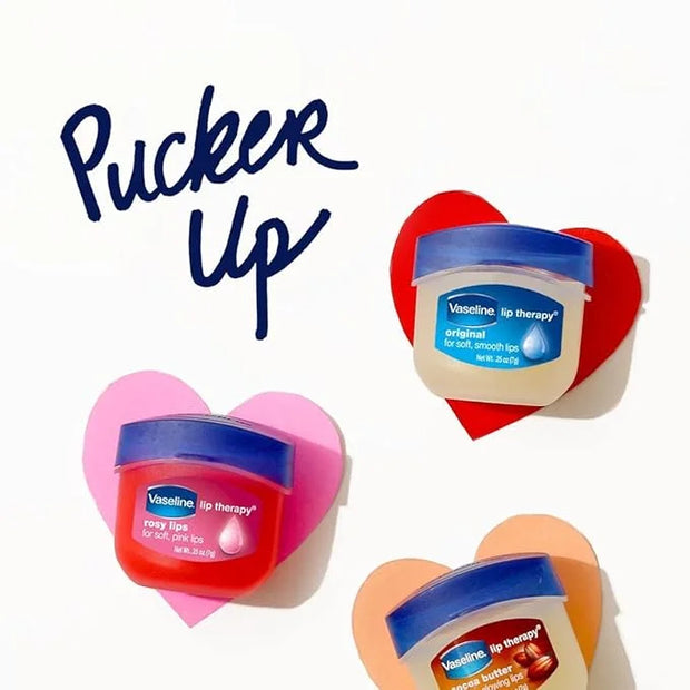 Vaseline Lip Therapy 6-Pack – Mini Lip Balm, Travel-Size Petroleum Jelly Moisturizer for Dry Lips, 0.25 Oz Each - Product ...