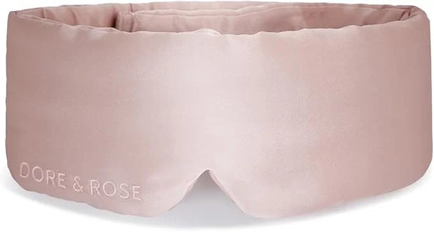 Dore & Rose Deep Sleep Mask Light Blocking, 23 Momme Mulberry Silk Eye Mask, Ultra Soft, Adjustable - Travel Sleeping Mask...