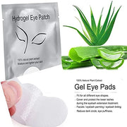 Eyelash Extension Gel Pads Kit - Lint Free False Eyelash Lash Extension Makeup Eye Gel Pads (200Pack) - Product Image
