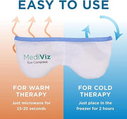 Warm Compress Eye Mask - Moist Heat Compress for Irritated Eyes and Eyelid Lumps and Bumps - Product Image