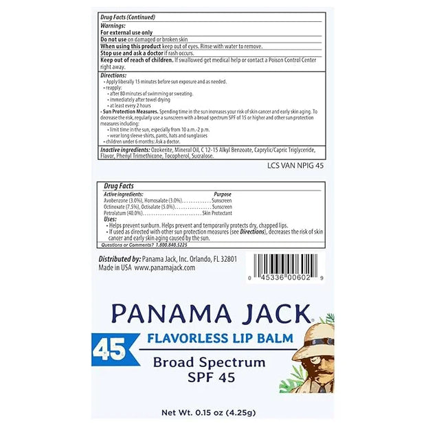 Panama Jack Sunscreen Lip Balm -