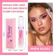 Korean Clear Lip Oil Gloss for Women,Ultra-Hydrating Lip Glow Oil with Chili Extract，Nourishing Lip Oil Tinted,Lip Plumpin...