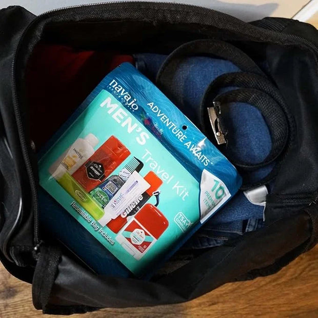 10 Piece Resealable Men's Travel Kit - Product Image