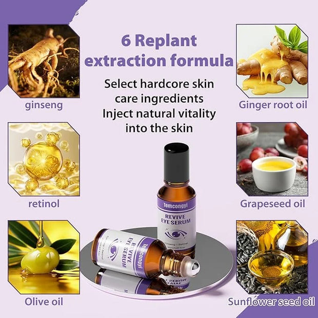 Eye Face Serum, Firming Anti-Wrinkle Serum, Reduces Eye Bags, Dark Circles, with Vitamin E, Helps Anti-Aging Eye Serum, 0....