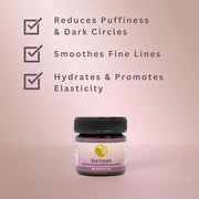 Taspen's Organics Hydrating Eye Cream with Super Fruits- for Dark Circles, Puffiness & Fine Lines - Brightening & Firming ...