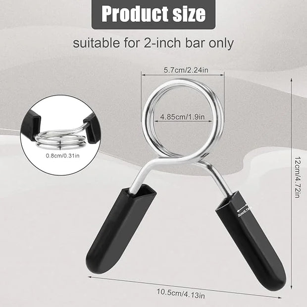 4pcs 2 Inch Barbell Clamps - Product Image