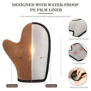 4 Packs Self Tanning Mitt Applicators Sunless Tanning Mittens Double Sided Self Tanning Gloves Reusable Tanner Applicator ...