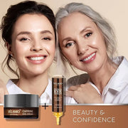 Caffeine Eye Cream for Dark Circles: Under Eye Serum for Puffiness Bags Wrinkles Fine Lines - Anti Aging Firming Tightenin...