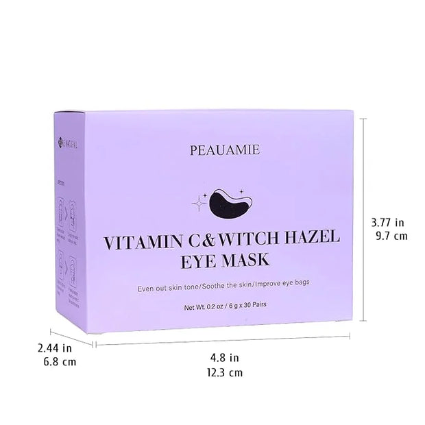 Under Eye Patches with Vitamin C and Witch Hazel Eye Mask for Dark Circles and Puffiness,Face Mask Skin Care Products 30 P...
