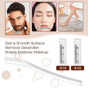 Dermaplaning Kit with 20pcs Blade Refills Exfoliating Facial Razor for Women Dermaflash Replacement Blade Dermaplaning Too...