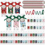 48 Set Christmas Hand Cream Gift Moisturizing Hand Lotion for Women Travel Size Lotion for Christmas Party Favors with Car...