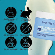 Pacifica Wake Up Beautiful Retinoid Night Cream – Overnight Anti-Aging Moisturizer with Hyaluronic Acid & Melatonin, Reduc...