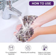 gemshan Jade Eye Mask, Amethyst Crystal Mask,Gemstone Eye Mask Anti Aging Therapy Hot or Cold Using (#2-Amethyst) - Produc...