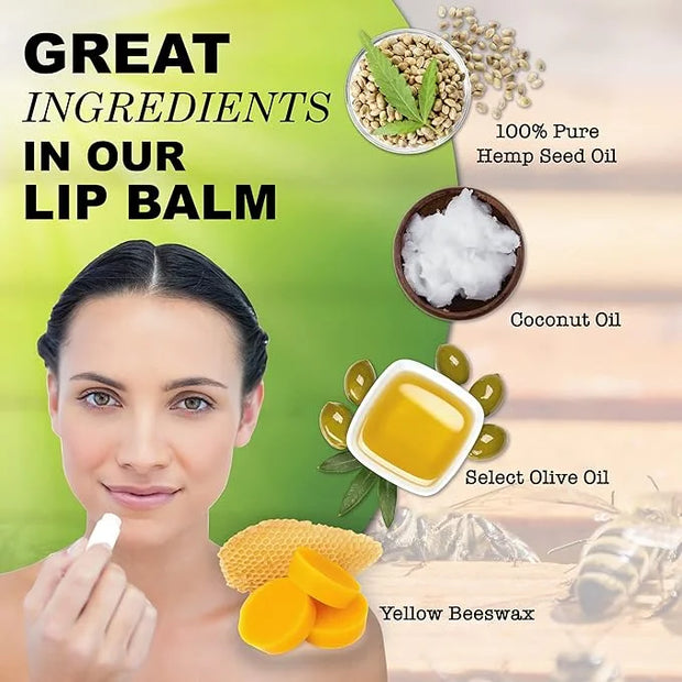 Natural Lip Balm Bulk, Unlabeled Filled, Children.