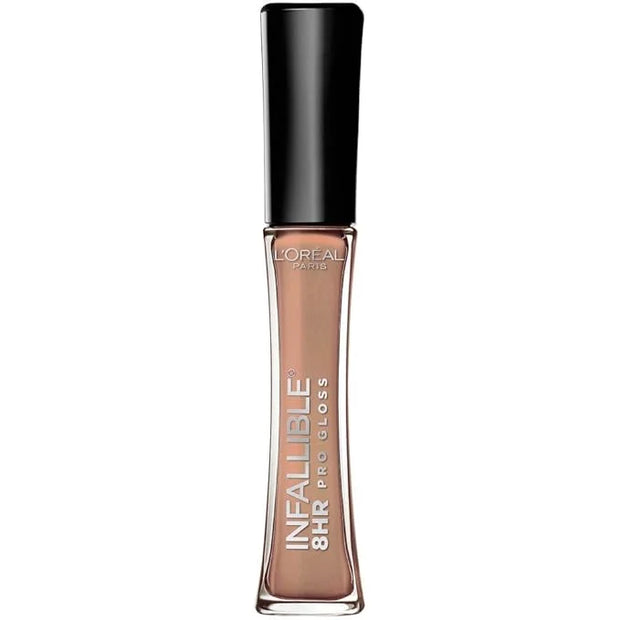L’Oreal Paris Makeup Infallible 8 Hour Hydrating Lip Gloss, Coral Sands, 0.21 Fl Oz - Product Image