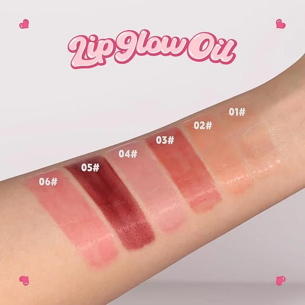 Lip Plumper Gloss High-Shine Liquid Lip Plumping Color, Long-Lasting Plumper Pout, Moisturizing, Non-Sticky With Natural G...