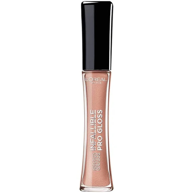 L’Oreal Paris Makeup Infallible 8 Hour Hydrating Lip Gloss, Nude Petal, 0.21 Fl Oz - Product Image