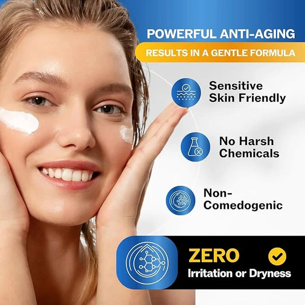 LilyAna Naturals Retinol Cream - Anti-Aging Moisturizer for Face & Neck, Made in USA, Wrinkle Reduction - 1.7oz, 2 Pack - ...