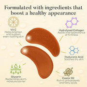 Vitamin C Under Eye Patches (30 Pairs), Under Eye Mask for Puffy Eyes, Appearance of Dark Circles, Smoothing & Hydration, ...
