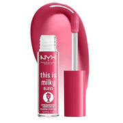 NYX PROFESSIONAL MAKEUP This Is Milky Gloss, Lip Gloss with 12 Hour Hydration, Vegan - Strawberry Horchata (Mauve Pink) - ...