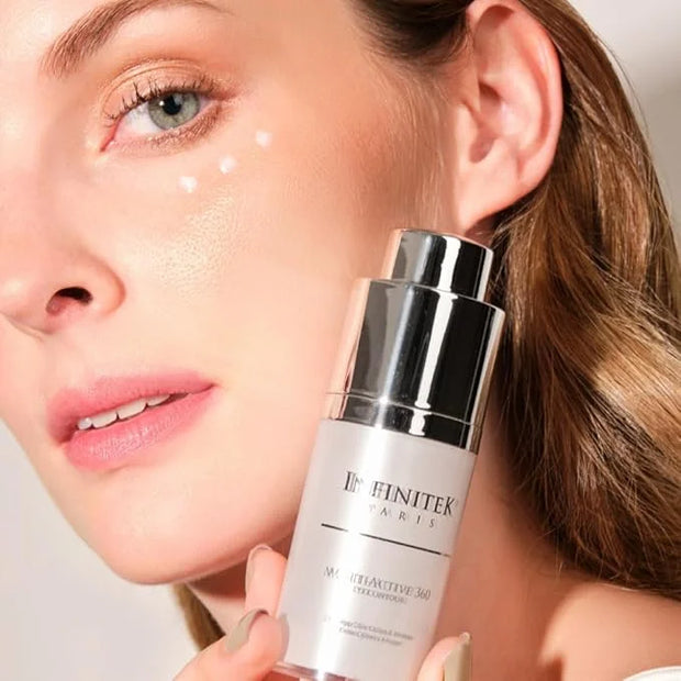 Infinitek Paris Multi-Active Collagen Eye Cream; Retinol Serum Contour - Anti Aging Eye Cream for Wrinkles, Under Eye Trea...