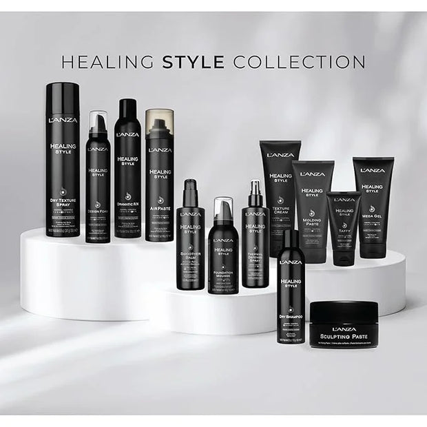 L'ANZA Healing Style Smoother Balm, New & Improved Keratin Hair Treatment & Hair Straightener Serum, Heat Protection & Ant...