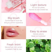 Hydrating Lip Oil Tint, Lip Glow Oil Plumping Hydrating