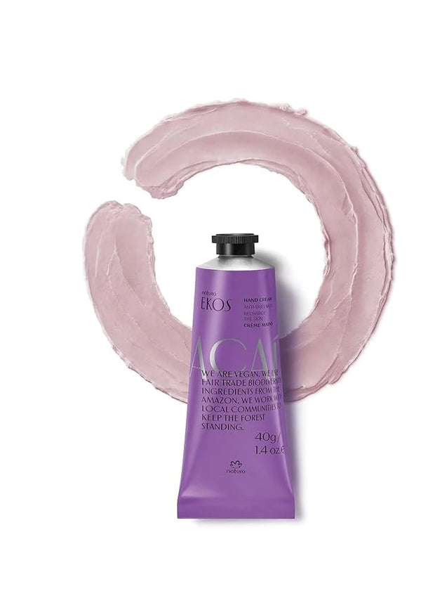 natura - Ekos Açaí Hand Cream - Anti-Dullness Hand Balm - Recharge the Skin - Fast Absorption - Skin Moisturizer - Vegan S...