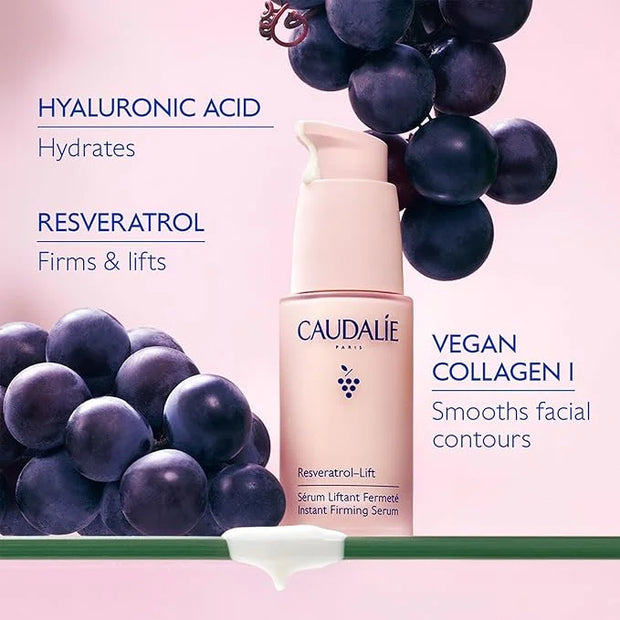 Caudalie Resveratrol-Lift Instant Firming Retinol Alternative Serum, Refillable - 30 mL - Product Image