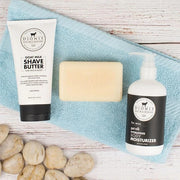 Dionis Goat Milk Men's Skincare Bundle – Cedarwood & Sea Salt Scented Bar Soap (6 oz) & Unscented 3pc Bath & Body Set with...