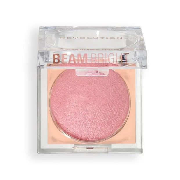 Revolution, Beam Bright Blush, Blendable & Buildable Face Powder Blush, Luminous Finish for Radiant Cheeks, Vegan & Cruelt...