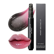 Nature Republic HONEY MELTING LIP GLITTER & PLUMPING (16 MIDNIGHT SPARKLE) SOFT LIP STICK Moisturizing Gloss, Volumizing f...