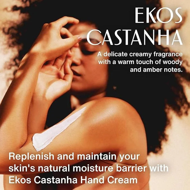 natura - Ekos Castanha (Brazil Nut) Hand Cream - Anti-Dryness Hand Balm - 24-Hour Deep Hydration Skin Moisturizer - Vegan ...