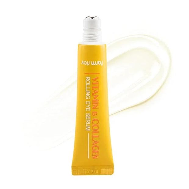 FARMSTAY Vitamin & Collagen Roll-on Eye Serum – Hydrating & Firming Eye Care, Reduces Puffiness, Dark Circles & Fine Lines...