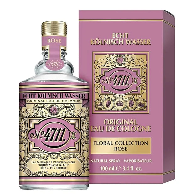 4711 Floral Collection Rose by Muelhens for Women - 3.4 oz EDC Spray - Product Image