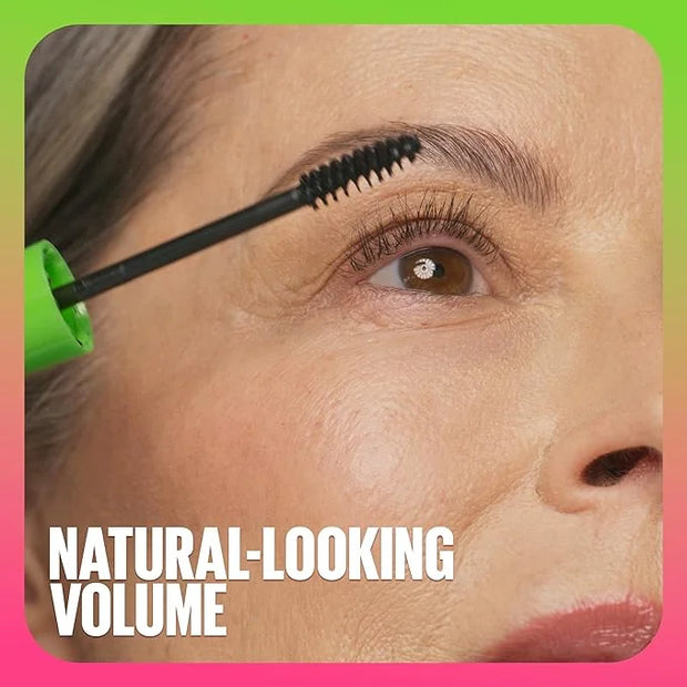 Maybelline Great Lash Washable Mascara Makeup, Volumizing Lash-Doubling Formula That Conditions As It Thickens, Brownish B...