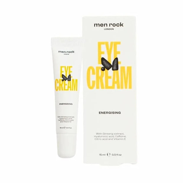 Men Rock Eye Cream - Moisturizing Under Eye Cream for Dark Circles with Ginseng Extract, Vitamin E - Mens Face Care - Mens...