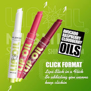 3 Colors Fat Lip Oil, Click Slick Moisturizing and Long-lasting Lip Balm, Non-stick and High Pigment Lip Glow Oil, Lightwe...