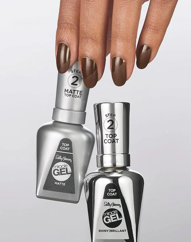 Sally Hansen Miracle Gel™, Been There, Dune That, Long Lasting, Gel-Like Formula, No UV Lamp Needed, Brown Nail Polish (Pa...