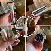 Electric Razor for Women, Hair Trimmer for Bikini Legs Womens Shaving Eyebrow Lips Body Face Beard Mustache Nose Arm Armpi...