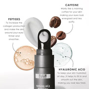Apricus Eye Serum, Caffeine Peptide Formula, Lightweight Serum for Dark Circles, Puffiness and Fine Lines - Product Image
