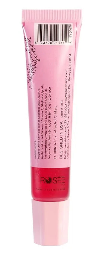 ROSÉE & CO Rosee Lip Gloss Vegan & Cruelty Free Treatment, Professional Make up, Long Lasting Glossy with Shea Butter, Moi...