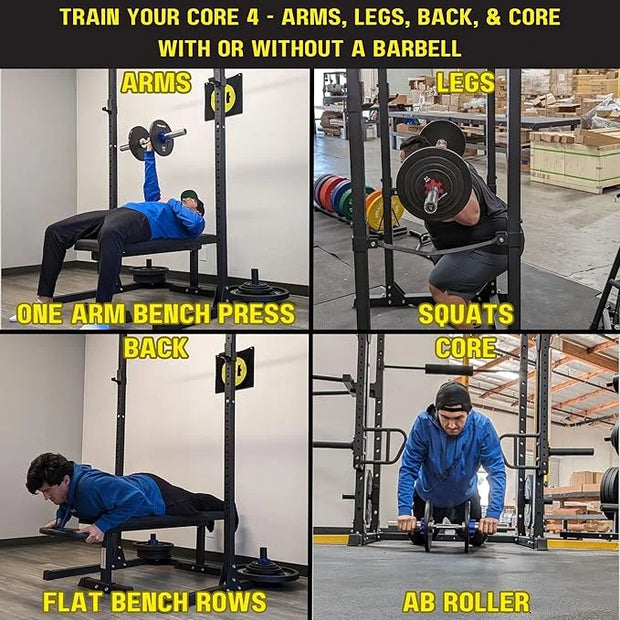 HulkFit 2-inch Rubber Coated Steel Weight Plates Set - Product Image