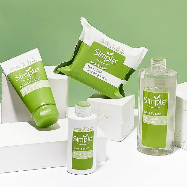 Simple Kind to Skin Face Moisturizer For Sensitive Skin Replenishing Rich 12-Hour Moisturization for All Skin Types 4.2 oz...