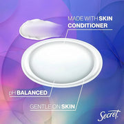 Secret Fresh Antiperspirant Deodorant for Women, 72hr Breathable Sweat & Odor Protection, Instant Freshness & Gentle, PH B...