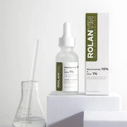 ROLANYIN Niacinamide 10% + Zinc 1% Facial Serum for Oil Control and Pore Minimizing Blemish Treatment Hydrating Soothing A...