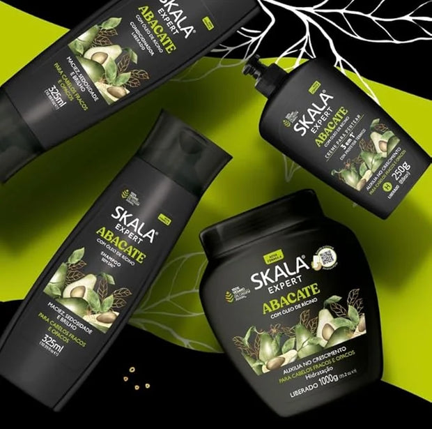 SKALA Avocado Hair Cream Hair Treatment Conditioning (1000g) - Imported from Brazil - Product Image